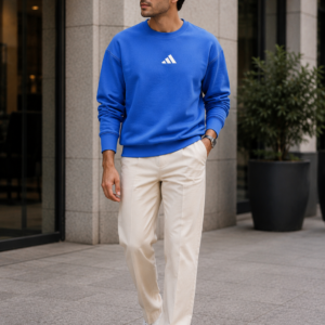 ADIDAS Men Full Sleeve Printed Sweatshirt